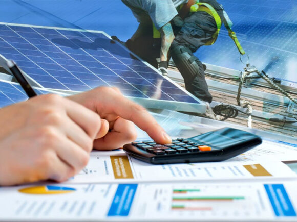 Economia financeira com energia solar